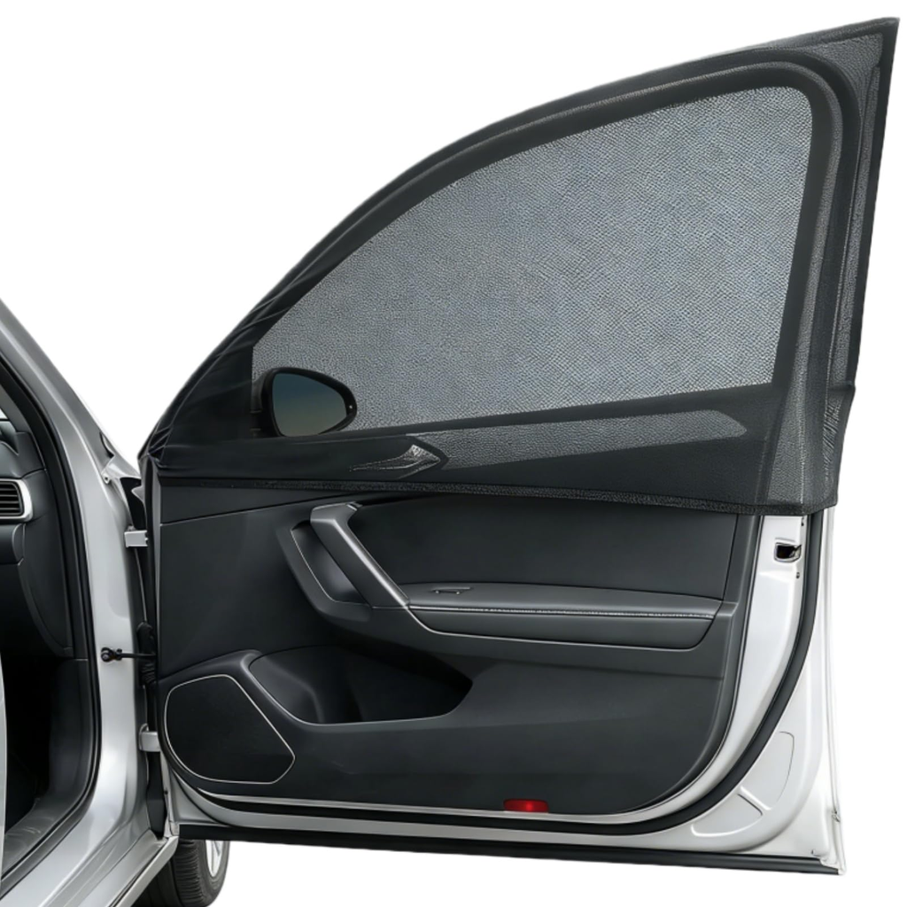 Small Mesh Car Shade - Green