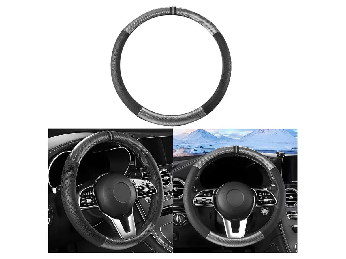 Anti-Slip Steering Wheel Cover store 019 sku 9 variant gray