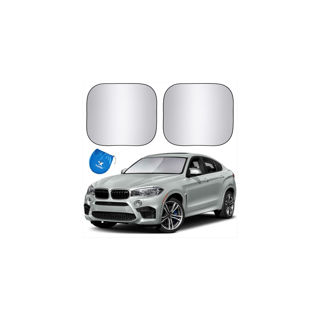 Small Mesh Car Shade - White