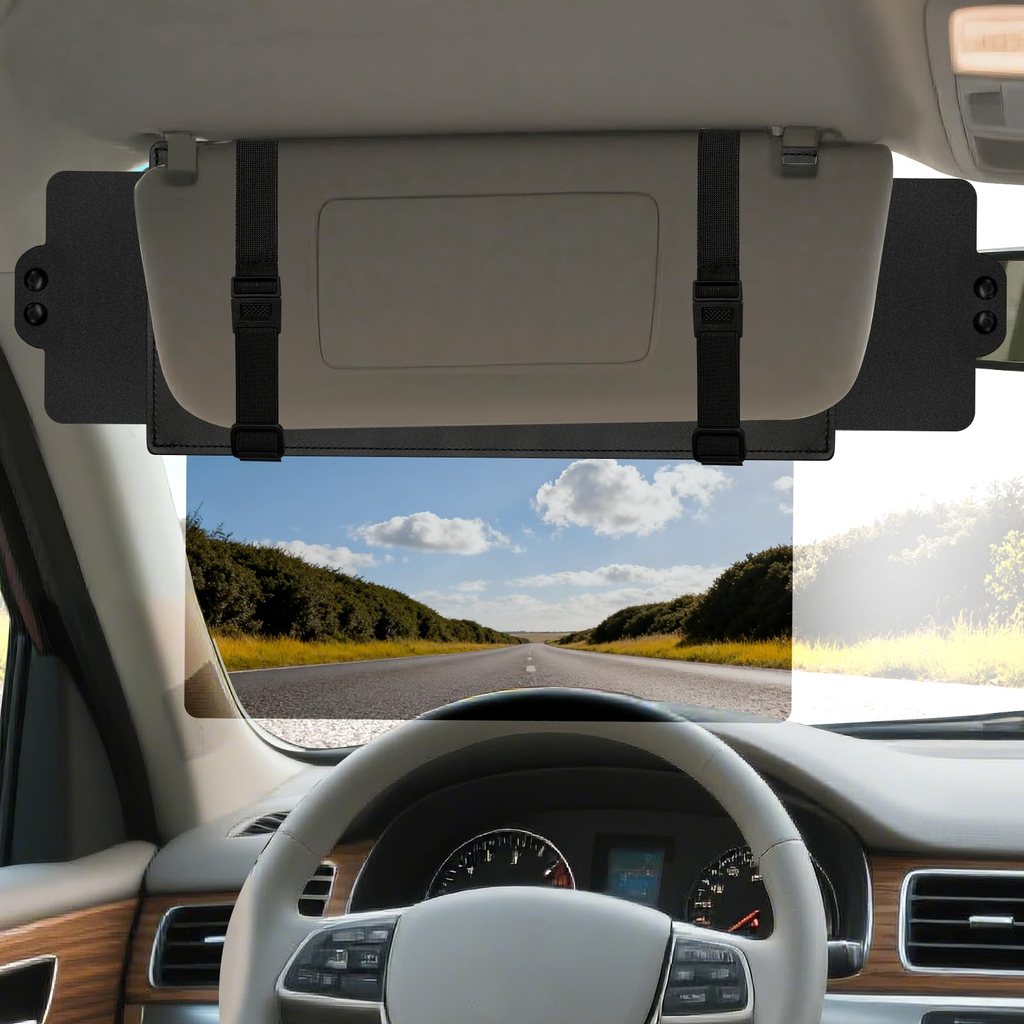 Foldable Sun Visor Extender - 2 Pack