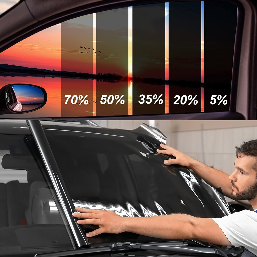 Reusable Car Window Film - Sage