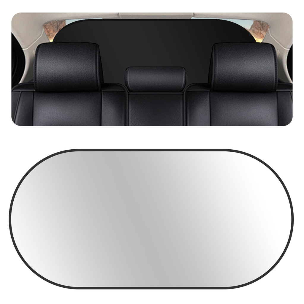 Storage Rear Window Sunshade - White