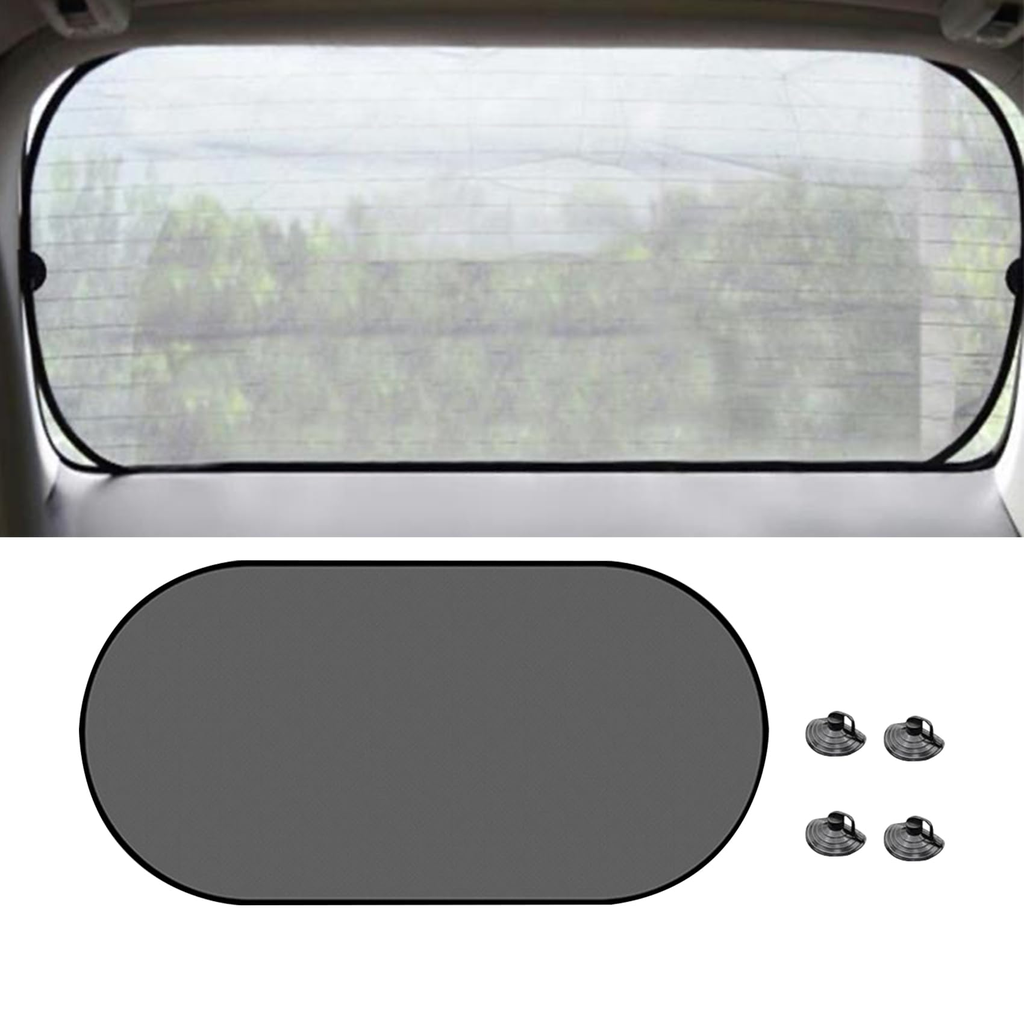 Storage Rear Window Sunshade - Gray