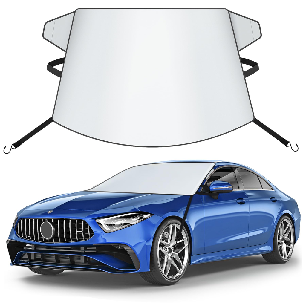 Decorative Folding Windshield Shade - Large