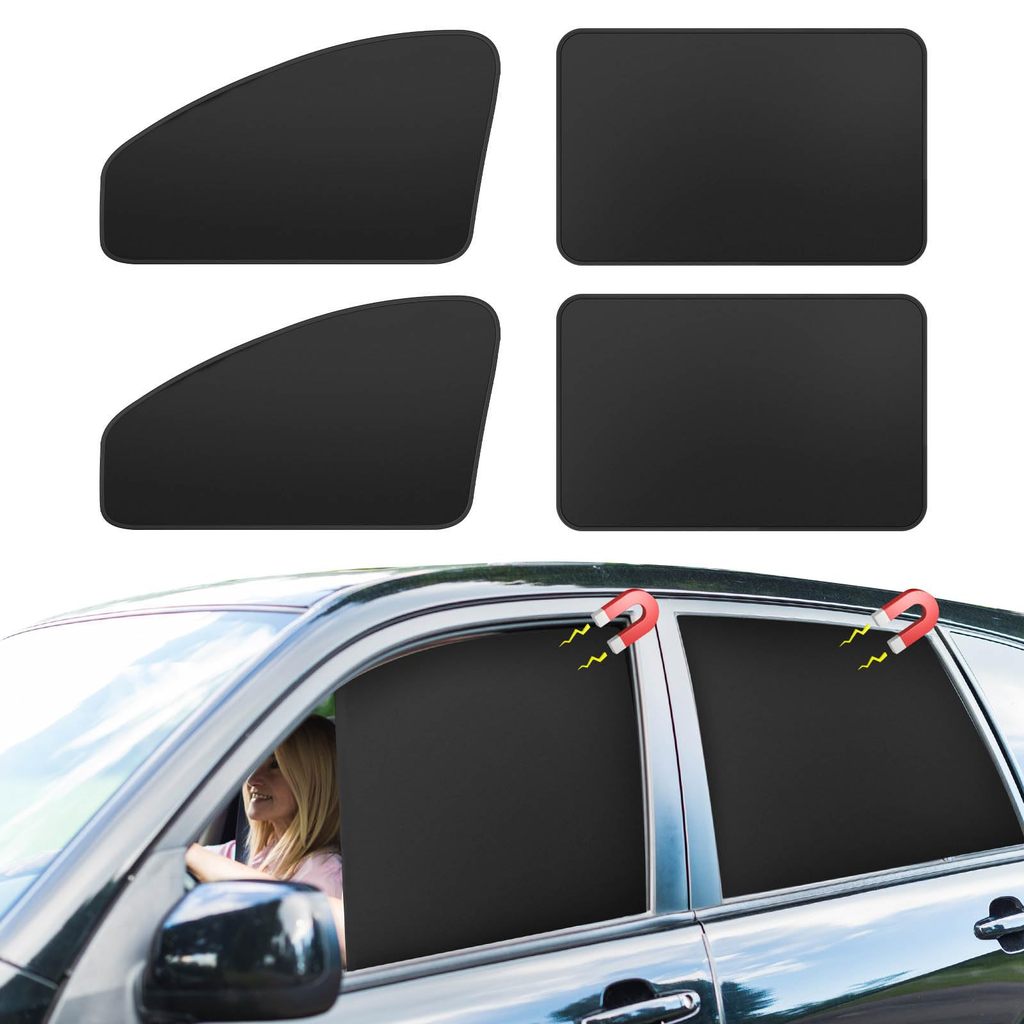 Portable Magnetic Car Shade - Set of 2